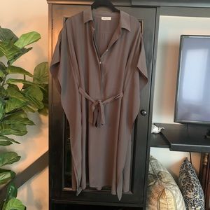 Rosso35 Silk Shirt Dress